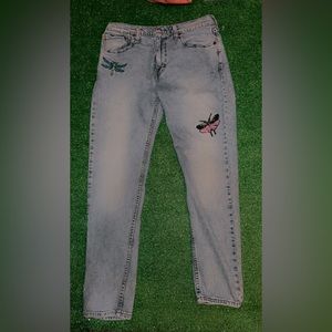 Levi 512 Light Wash Jean CUSTOM  33w 32L